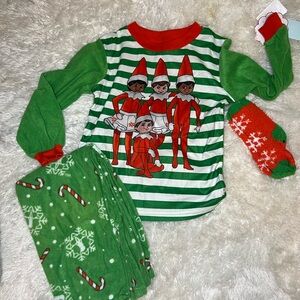 ELF Green and Red Kids Matching Set